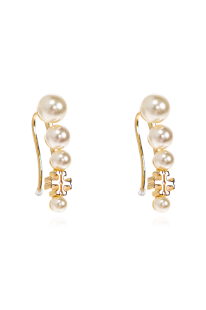 Earrings with pearls