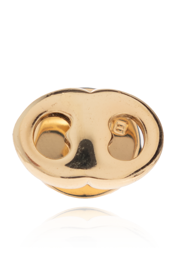 Tory Burch Messing Ohrringe