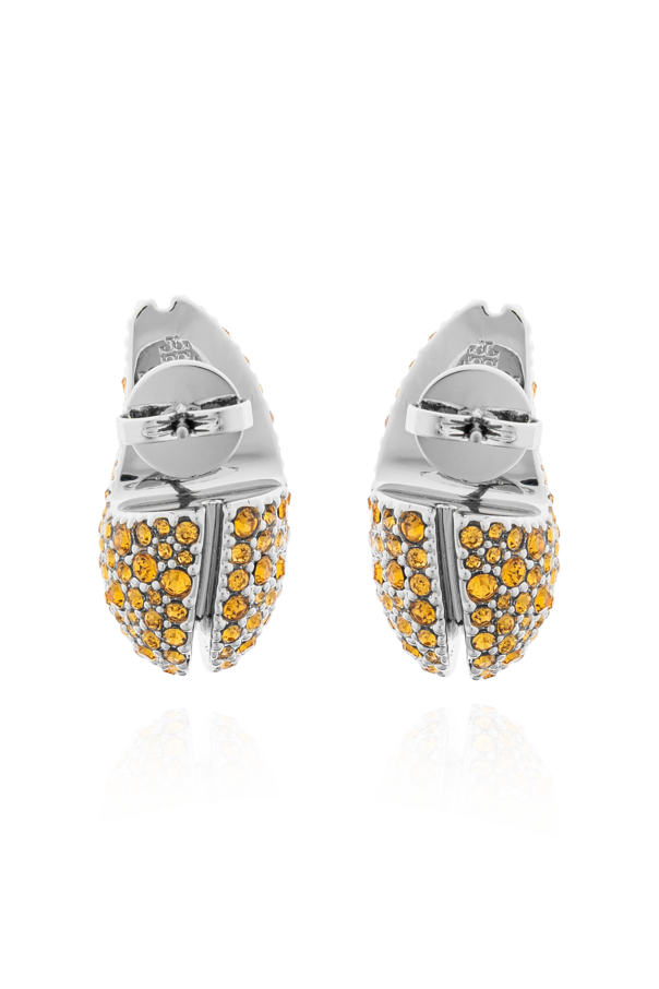 Tory Burch Pendientes con cristales brillantes