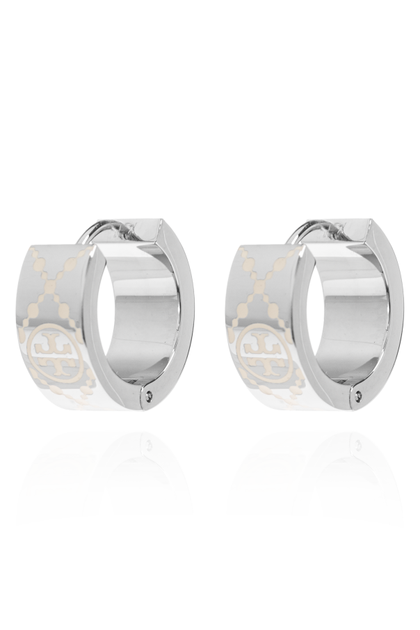Tory Burch Pendientes con logotipo