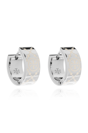 Earrings with logo