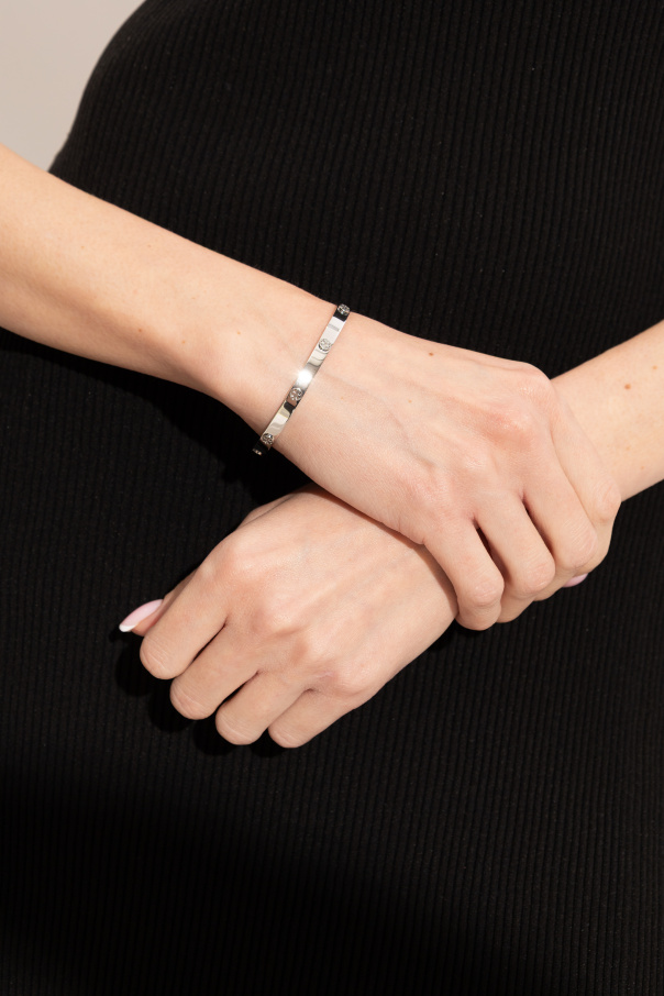 Tory Burch Messingarmband mit Logo