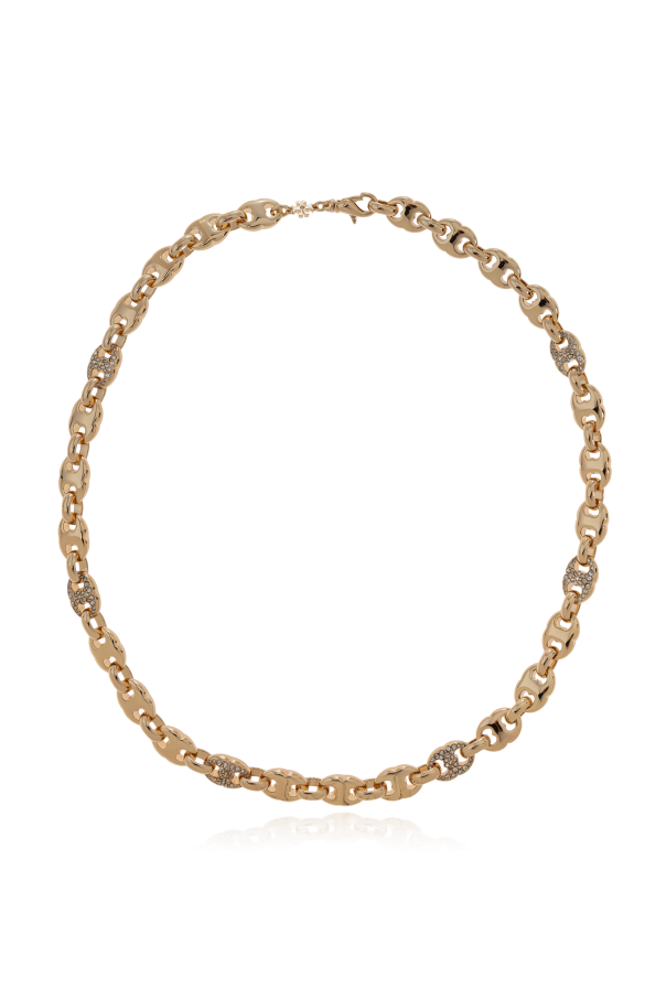 Necklace with shimmering crystals od Tory Burch