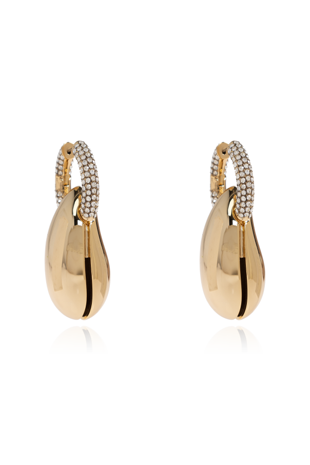 Earrings with sparkling crystals od Tory Burch