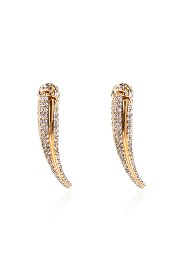 Earrings with shimmering crystals od Tory Burch