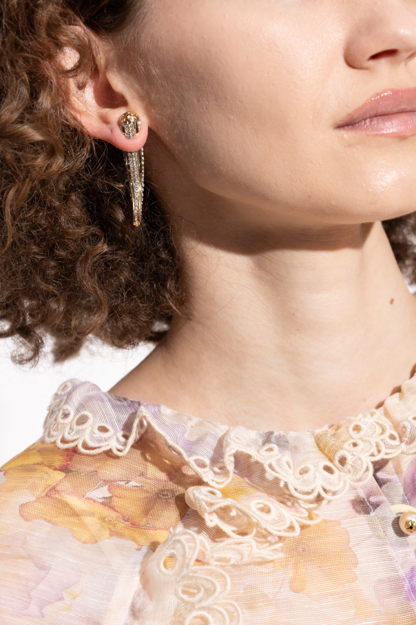 Tory Burch Pendientes con cristales brillantes