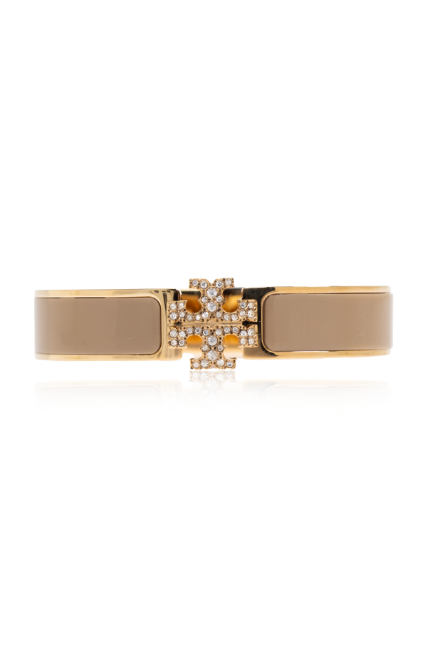 Bracelet with logo set with sparkling crystals od Tory Burch