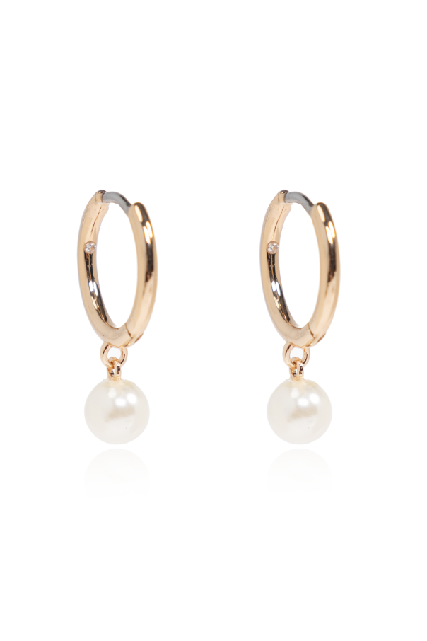Hoop earrings with pendant od Tory Burch