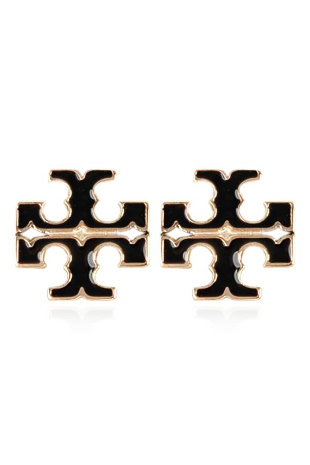 Logo-shaped earrings od Tory Burch