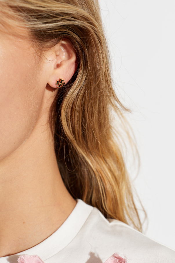 Tory Burch Logo-shaped earrings