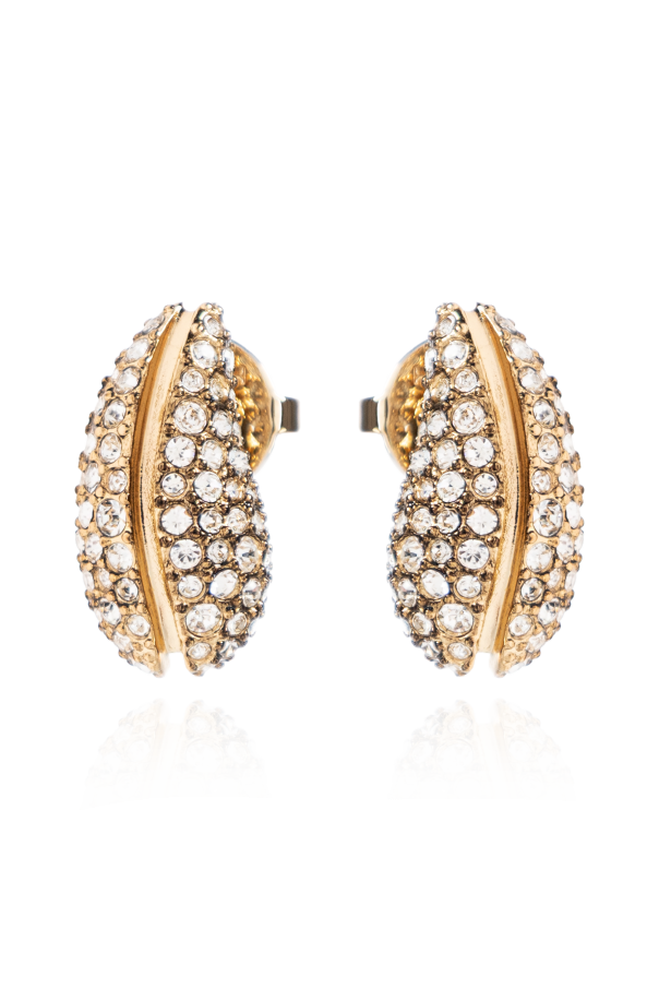 Earrings with shimmering crystals od Tory Burch