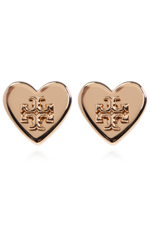 heart motif earrings