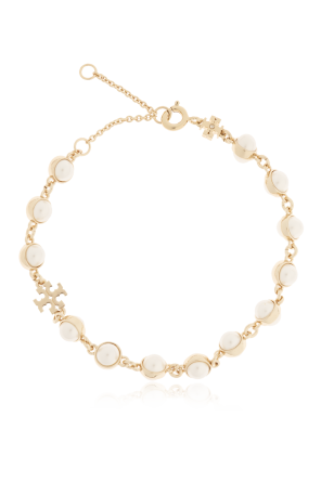 Pulsera con perlas de vidrio