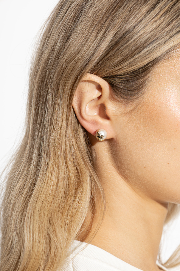 Tory Burch Earrings with glass pearl