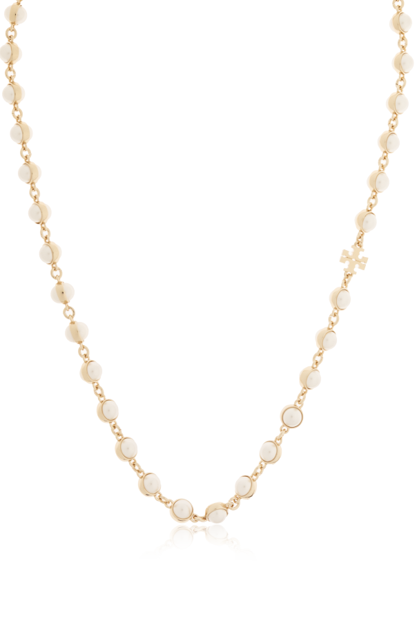 Tory Burch Necklace with glass pearls