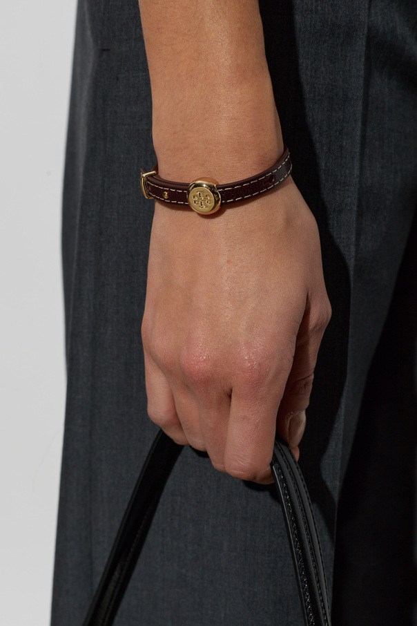 Tory Burch Lederarmband mit Logo