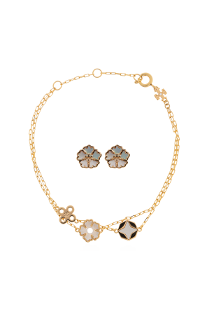 Set: bracelet and earrings