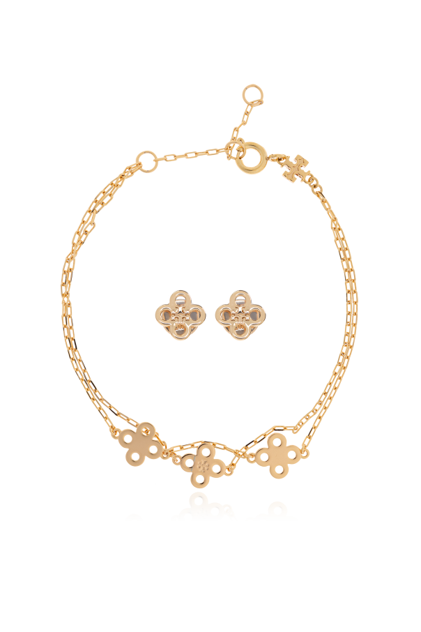 Set: bracelet and earrings od Tory Burch