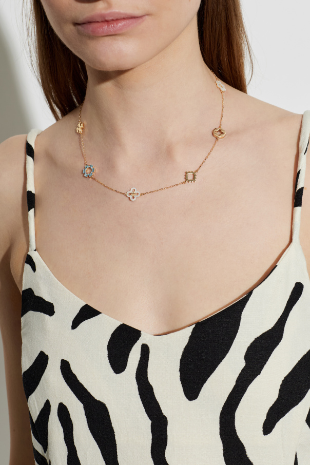 Tory Burch Collar con brillantes cristales