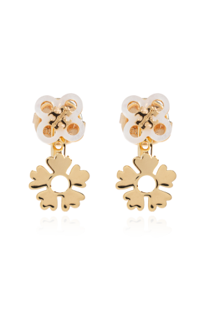 Earrings with mother of pearl