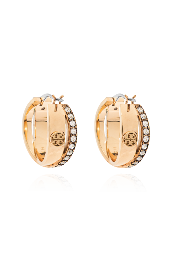 Tory Burch Earrings with sparkling crystals