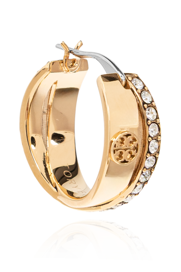 Tory Burch Earrings with sparkling crystals
