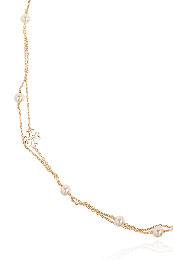 Tory Burch Necklace with glass pearls