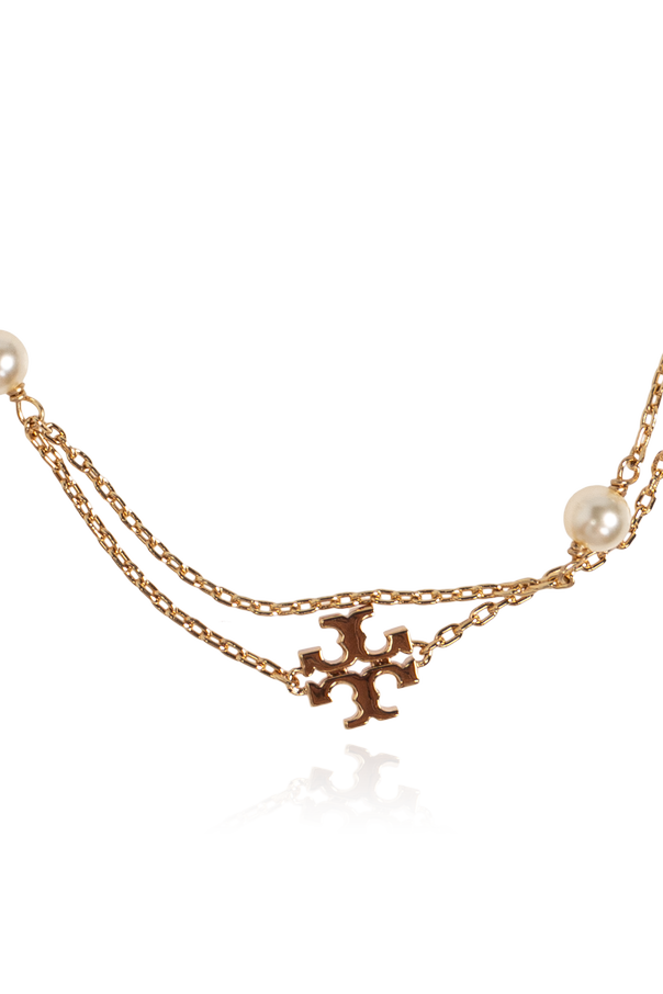 Tory Burch Pulsera con perlas de vidrio