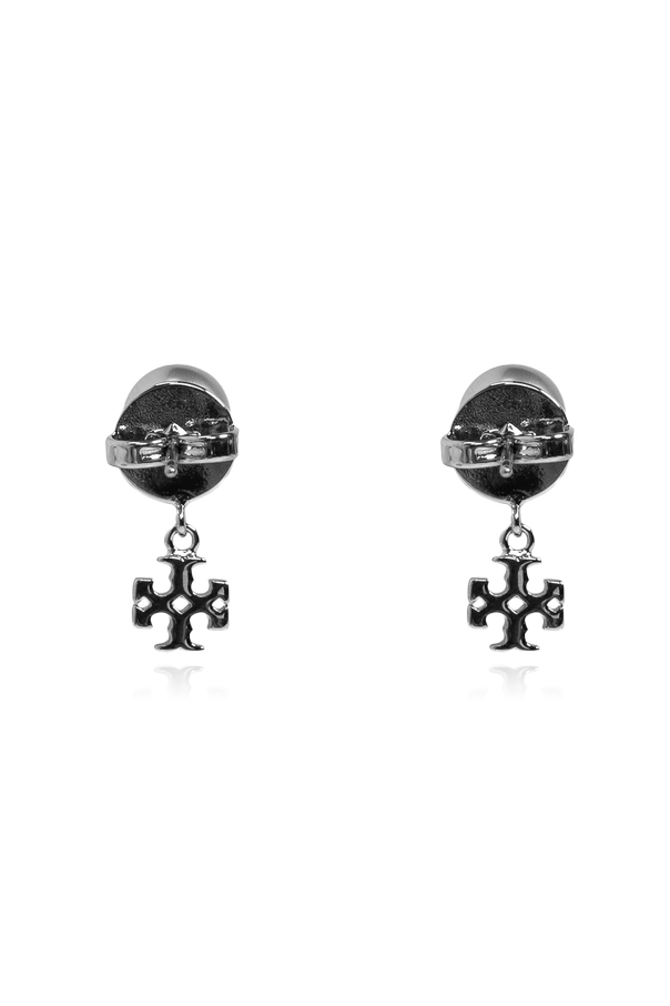 Tory Burch Pendientes con perla de vidrio