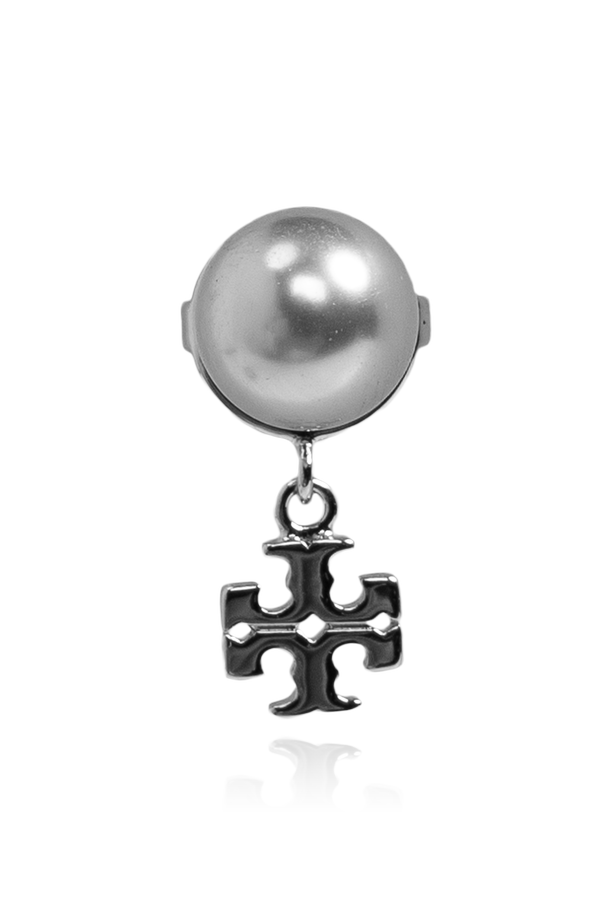 Tory Burch Pendientes con perla de vidrio