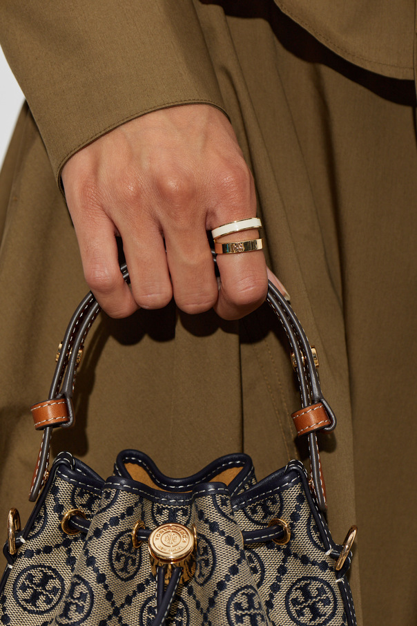 Tory Burch Anillo con logotipo