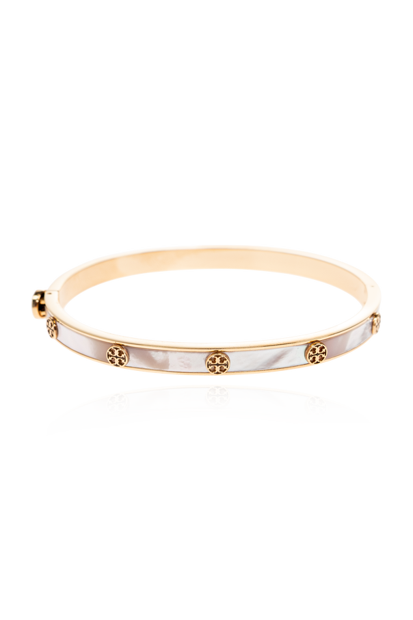 Mother-of-pearl bangle bracelet od Tory Burch
