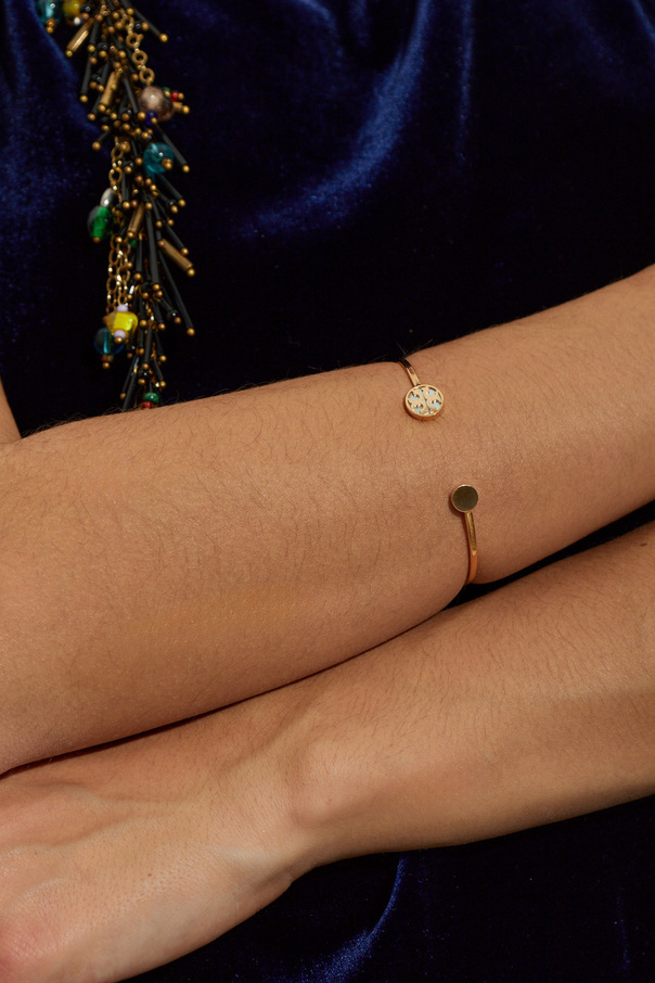 Tory Burch Pulsera con logotipo