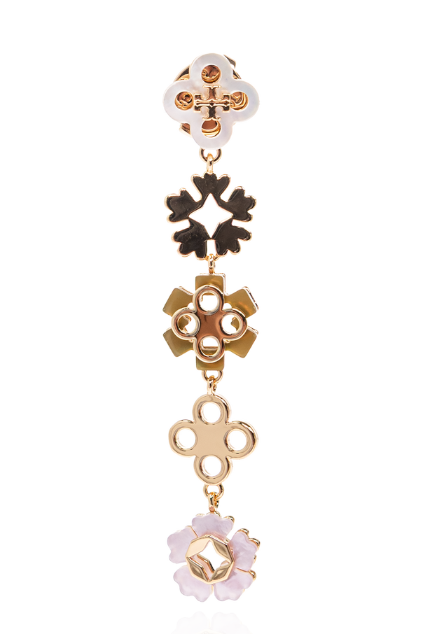 Tory Burch Обички с перлена маса