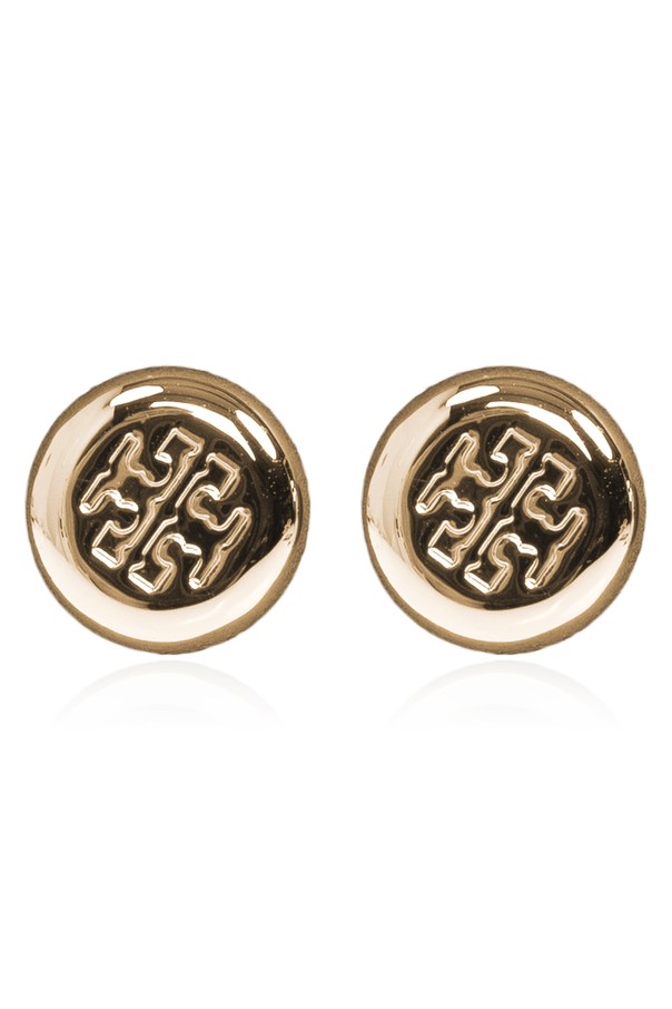 Logo stud earrings od Tory Burch