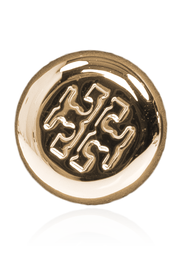 Tory Burch Pendientes con logotipo grabado