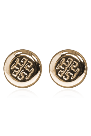 Logo stud earrings