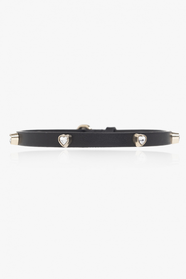 Red bag valentino Leather choker
