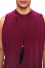 Ann Demeulemeester BLACK Feather necklace