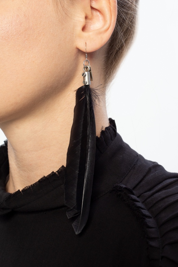 Ann Demeulemeester Feather earring