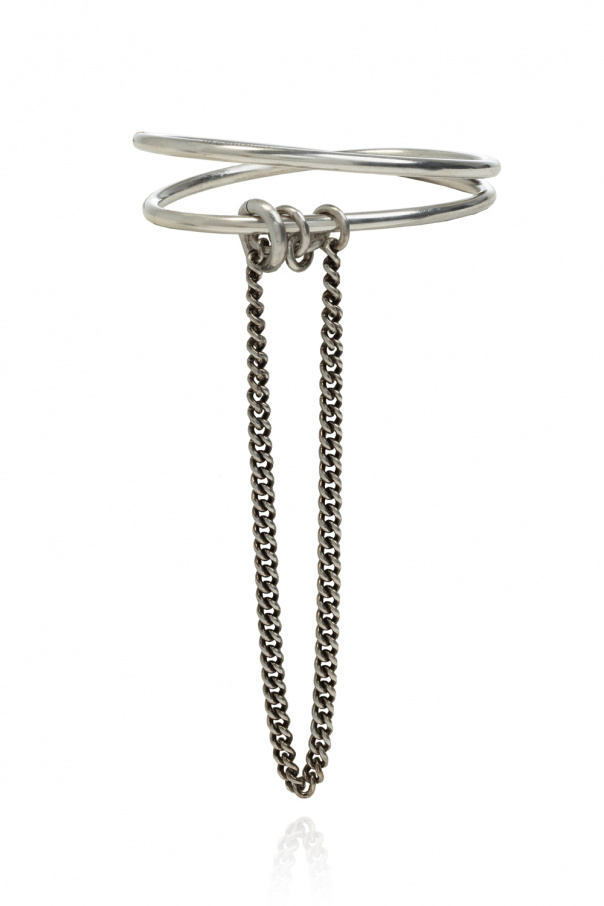 Ann Demeulemeester Bracelet with decorative chain