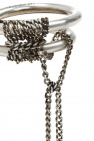 Ann Demeulemeester SILVER Ring with chain