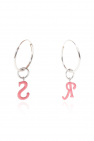 Raf Simons Silver earrings with charms