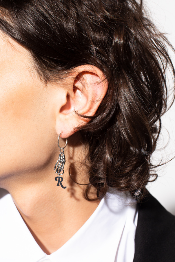 Raf Simons Silver earring with charms