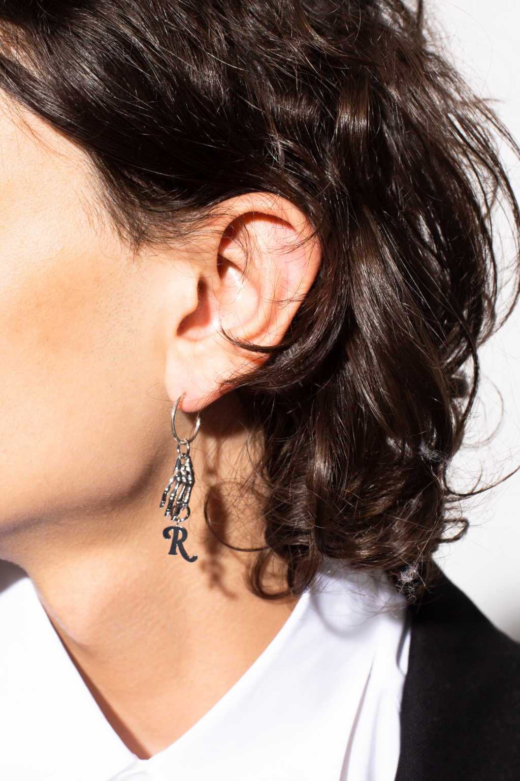 Silver Silver earring with charms Raf Simons   Vitkac KR
