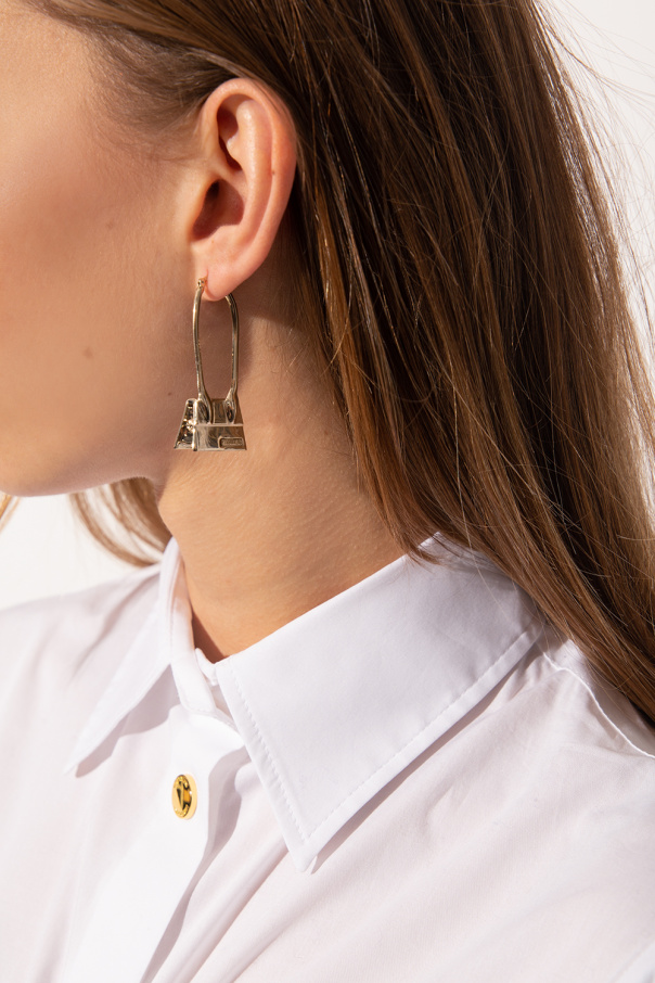 Jacquemus ‘Les Creoles Chiquito Noeud’ brass earrings