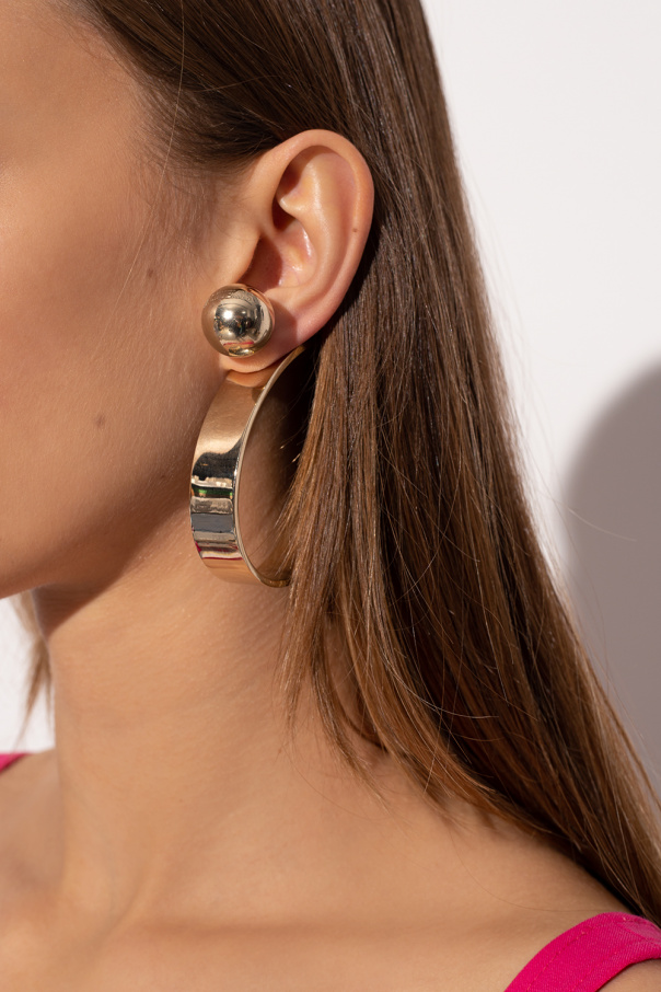 Jacquemus ‘Les Creoles Neve’ brass earrings