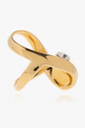 Dries Van Noten GOLD Ring with rhinestones
