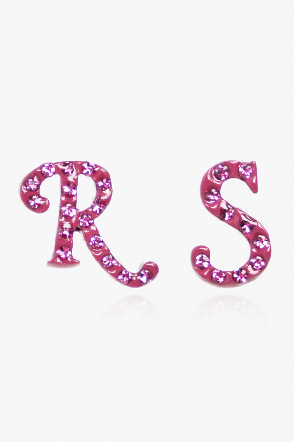 Raf Simons Earrings with logo