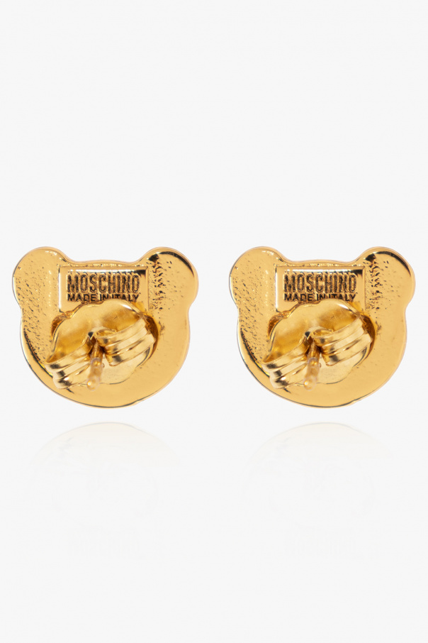 Moschino Teddy bear earrings